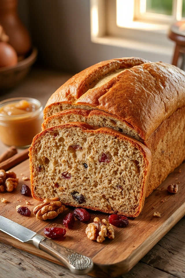 applesauce bread baking instructions