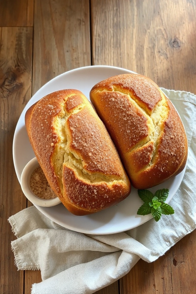 baking and sharing bread