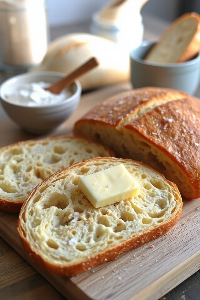 baking delicious french bread