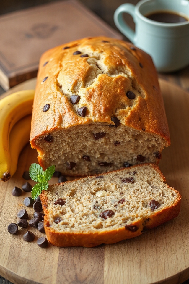 banana chocolate chip bread