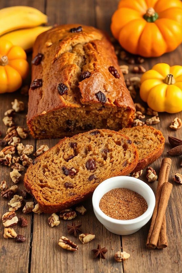banana pumpkin bread recipe