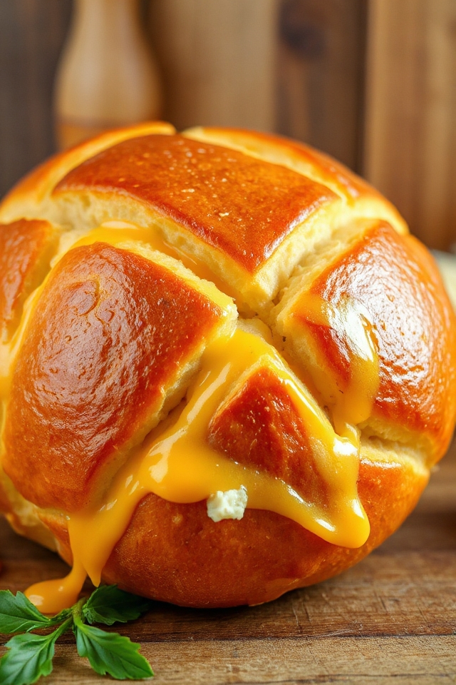 cheesy bread baking adventure