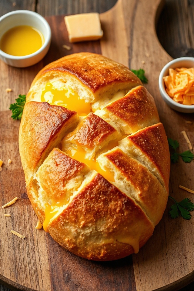 cheesy bread baking instructions