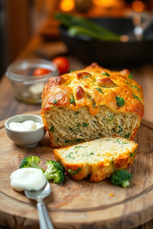 cheesy broccoli bread recipe