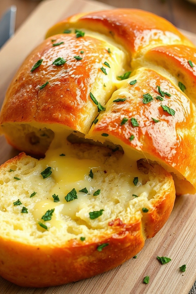 cheesy garlic bread recipe