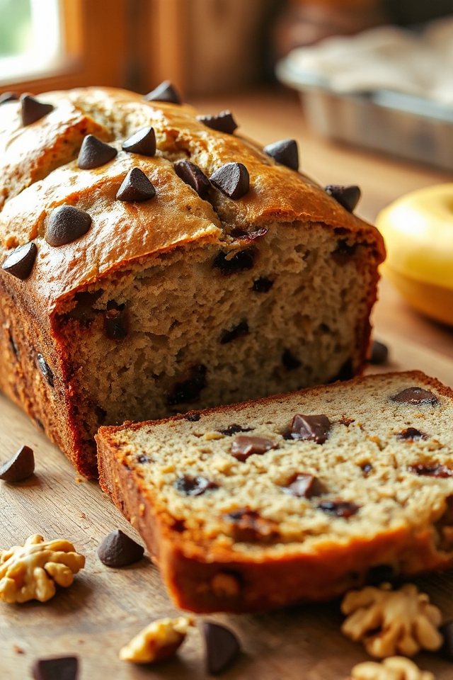 chocolate chunk banana bread