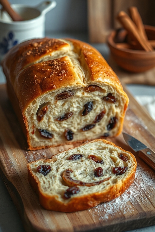 cinnamon raisin bread recipe
