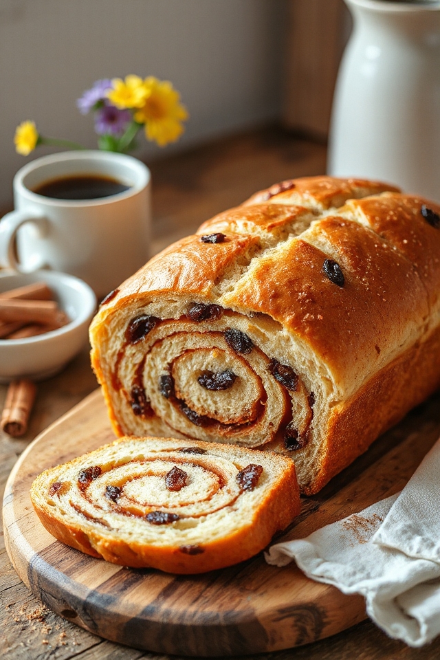 cinnamon raisin bread recipe