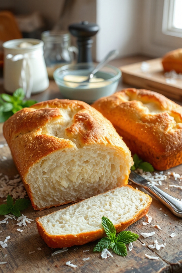 coconut bread preparation instructions