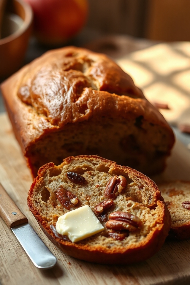 cozy apple butter bread