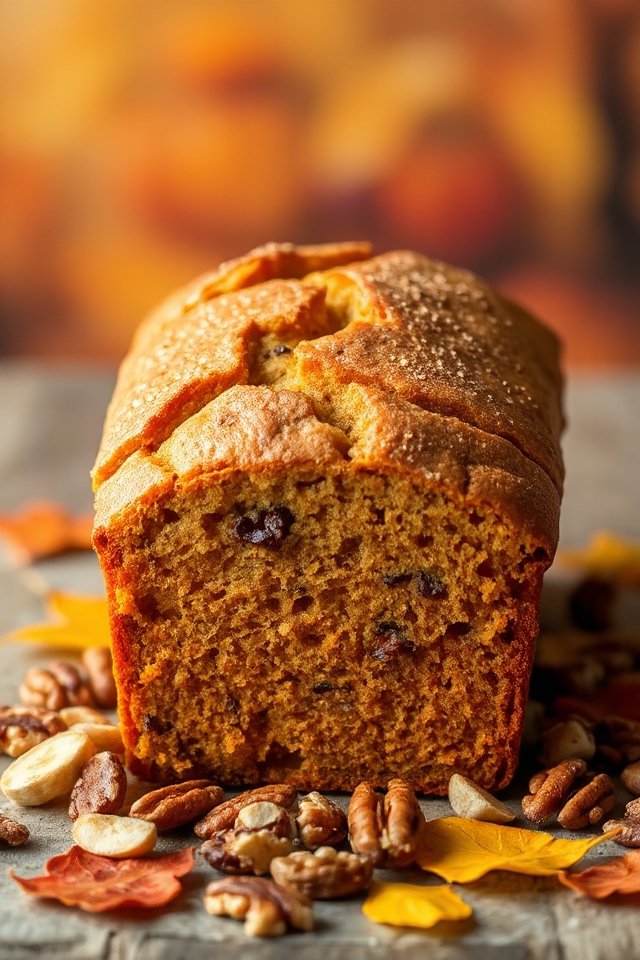 delicious banana pumpkin bread