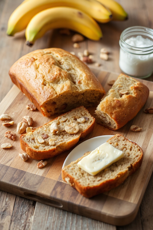delicious homemade banana bread