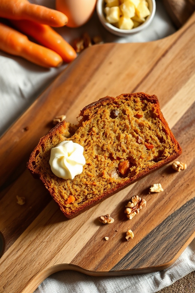delicious homemade carrot bread