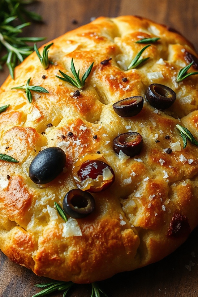 delicious homemade focaccia bread