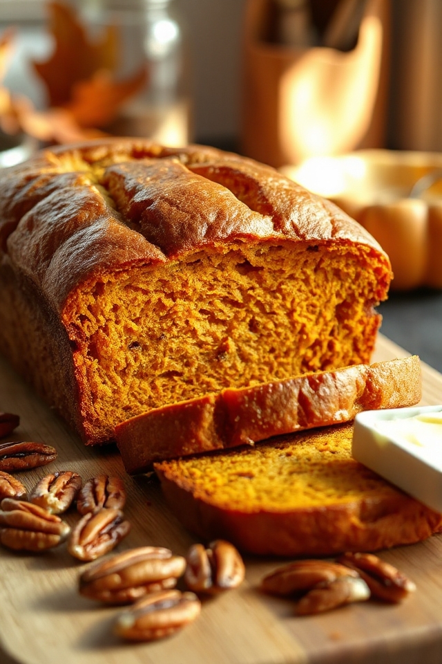 delicious homemade pumpkin bread