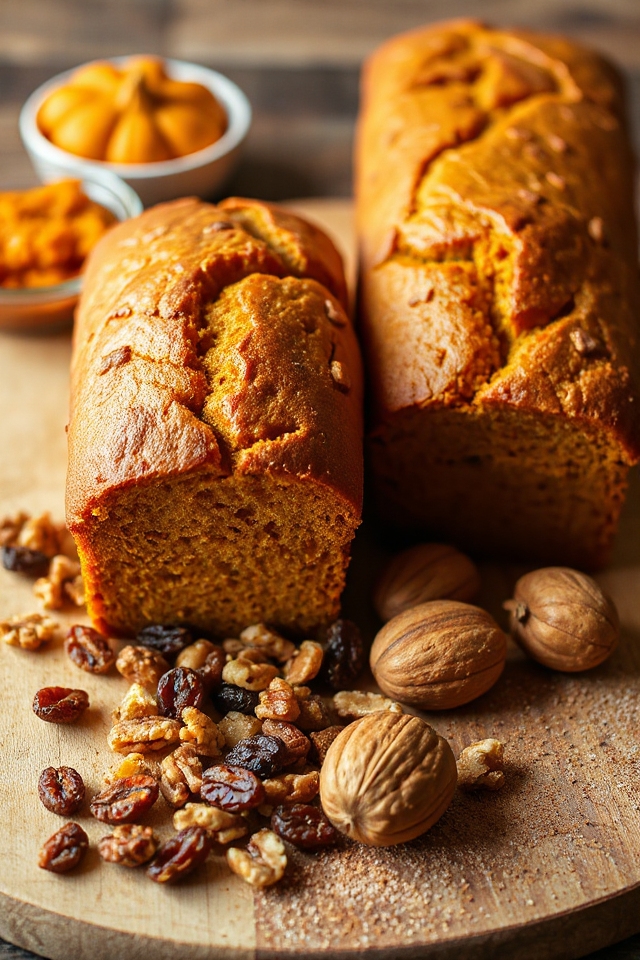 delicious pumpkin nut bread
