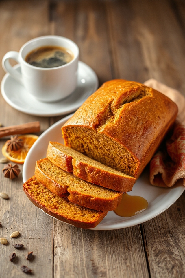delicious pumpkin spice bread