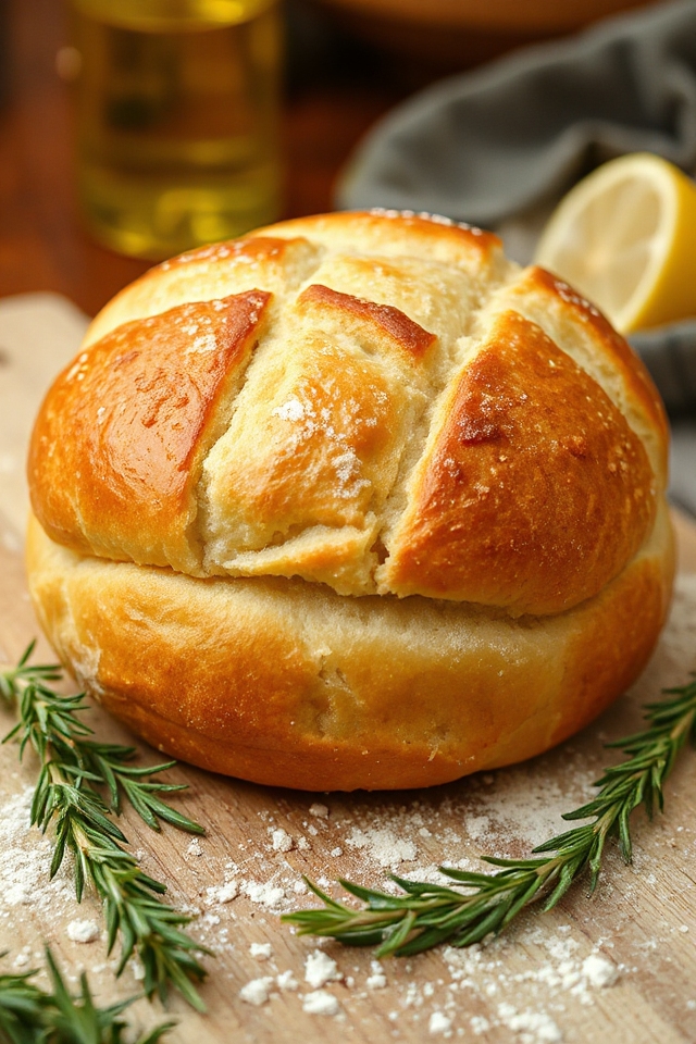 delicious rosemary olive oil bread