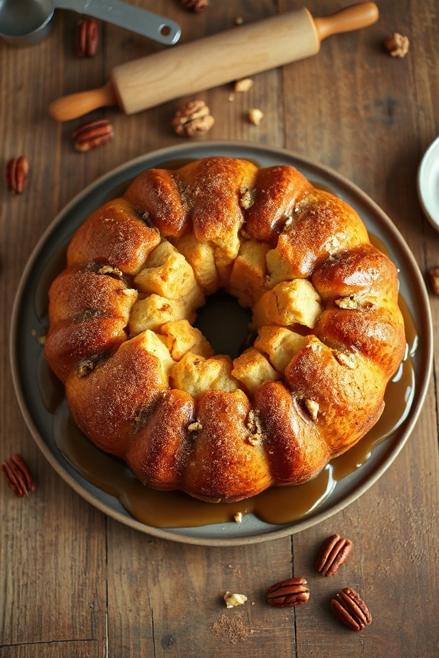 delicious sticky pull apart bread
