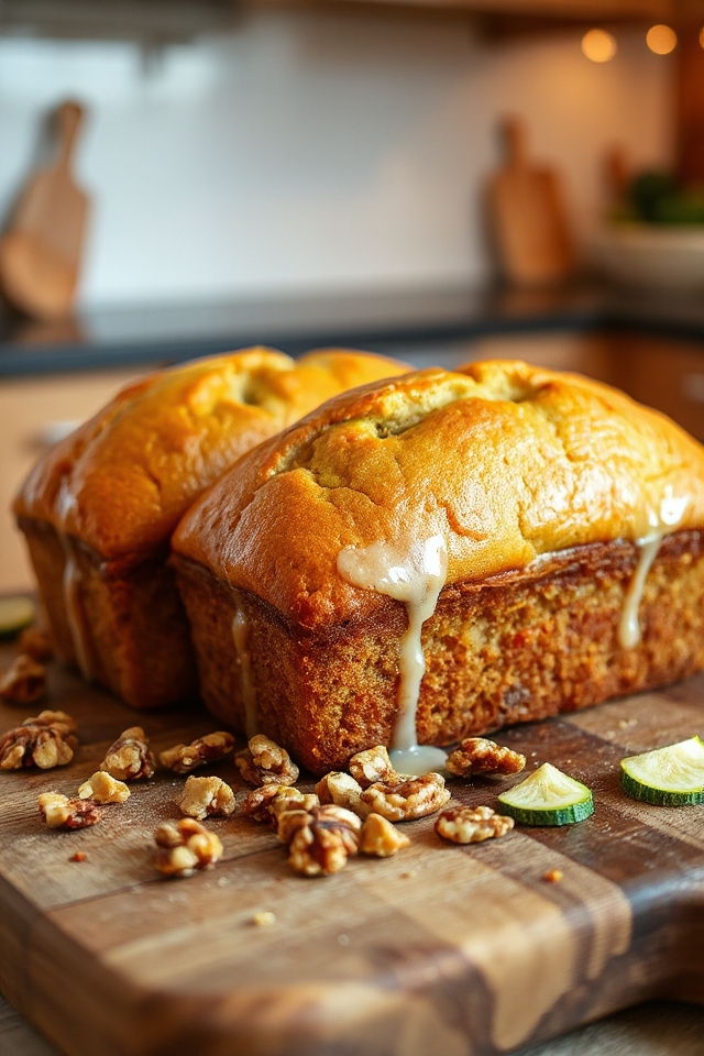 deliciously moist zucchini bread
