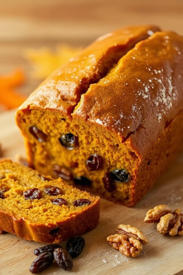 delightful homemade pumpkin bread