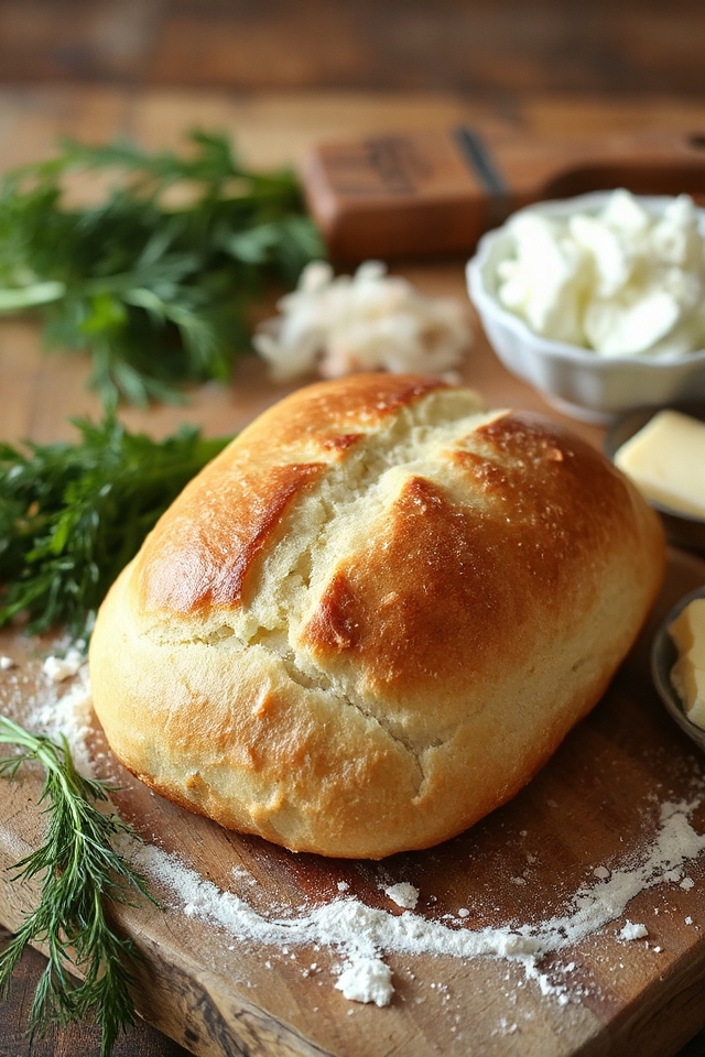 dill bread baking process