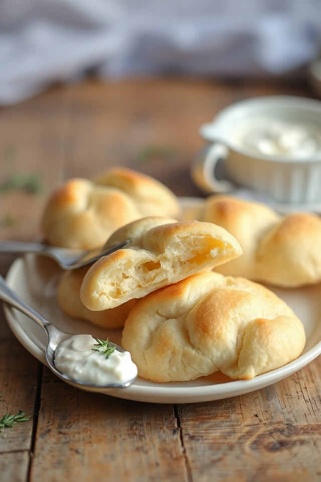 fluffy airy cloud bread