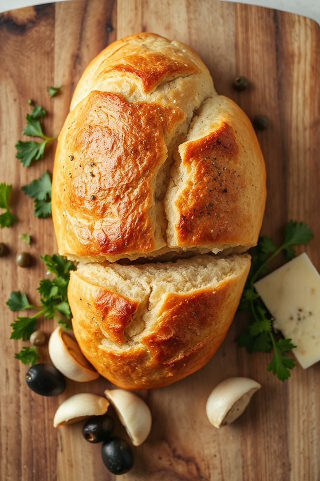 garlic bread stuffed recipe