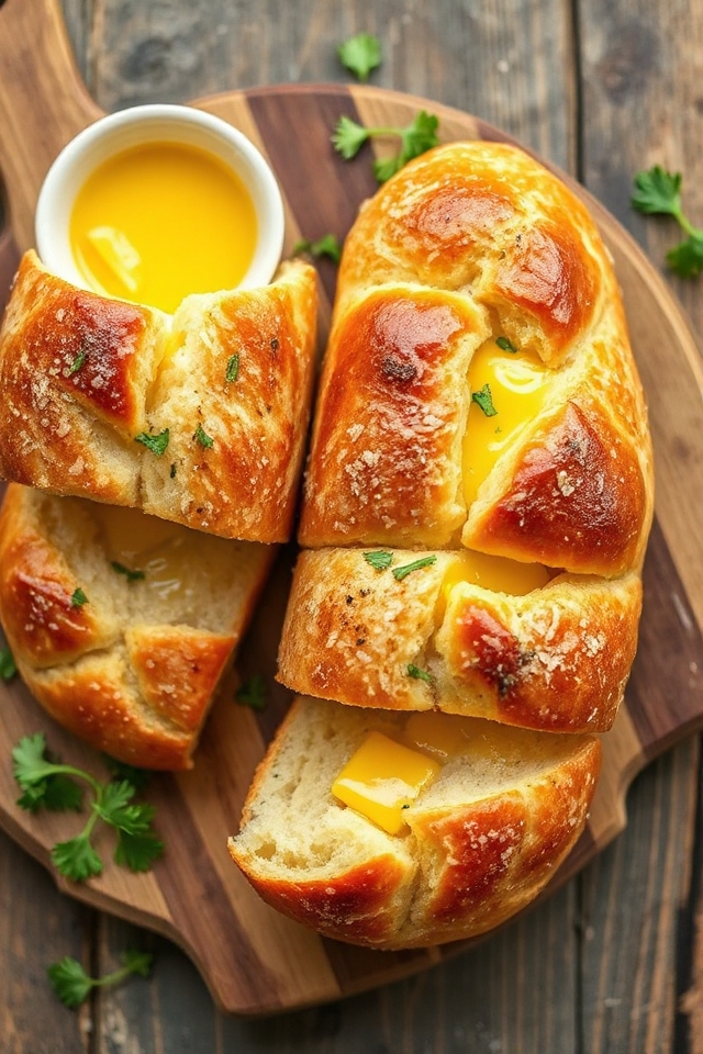 garlic cheesy bread recipe