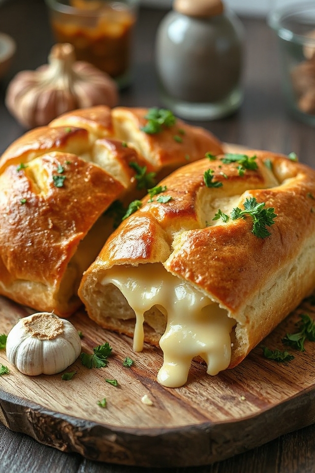 garlic cheesy bread recipe