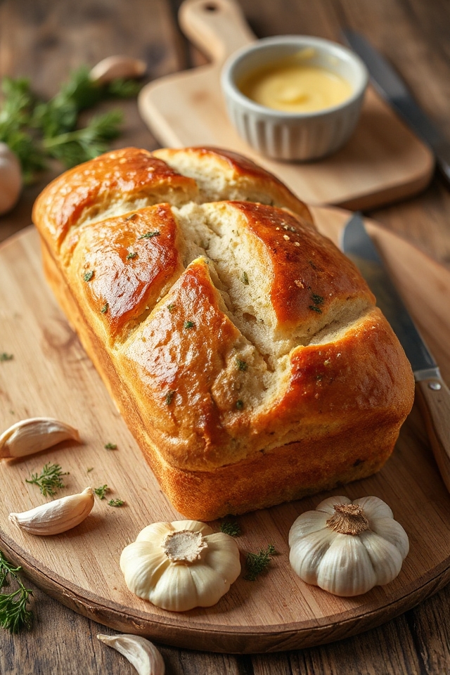 garlic herb bread recipe