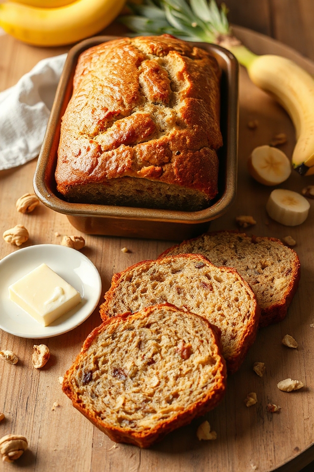 hawaiian inspired banana bread recipe