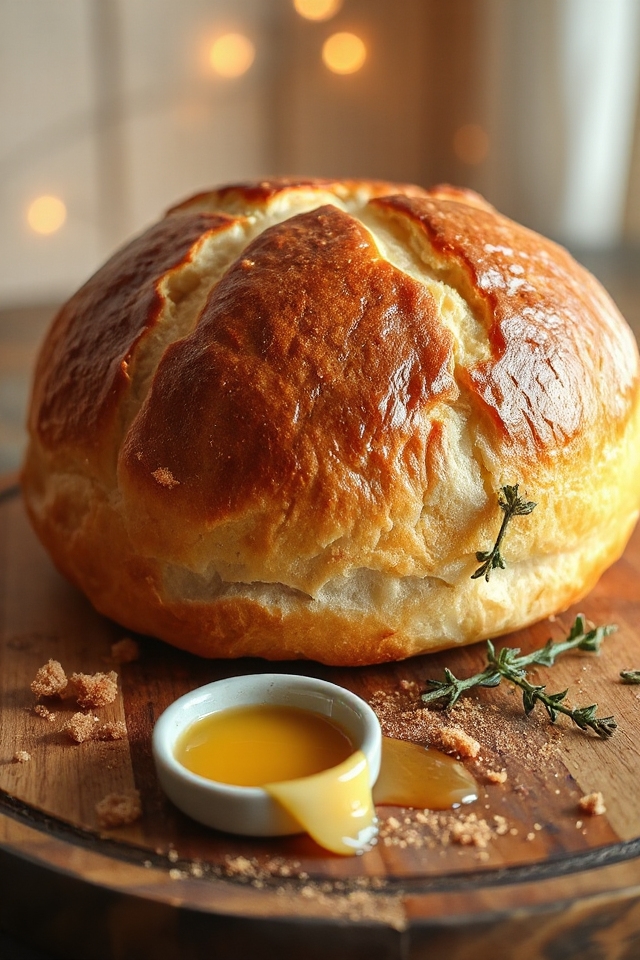 homemade bread baking process