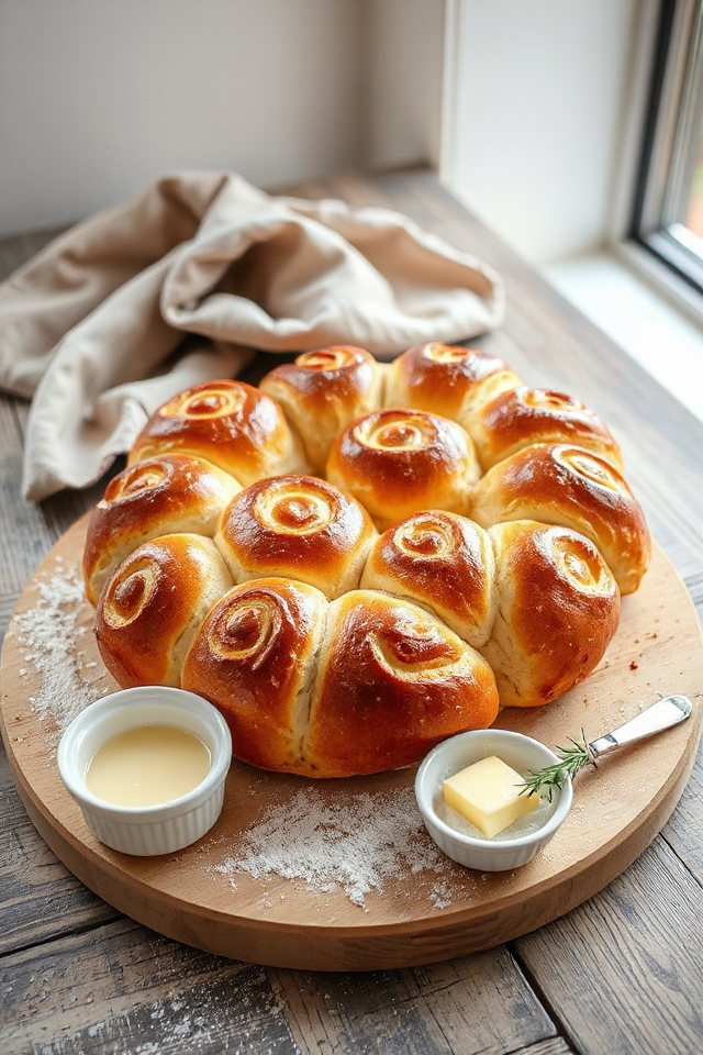 homemade bread roll preparation