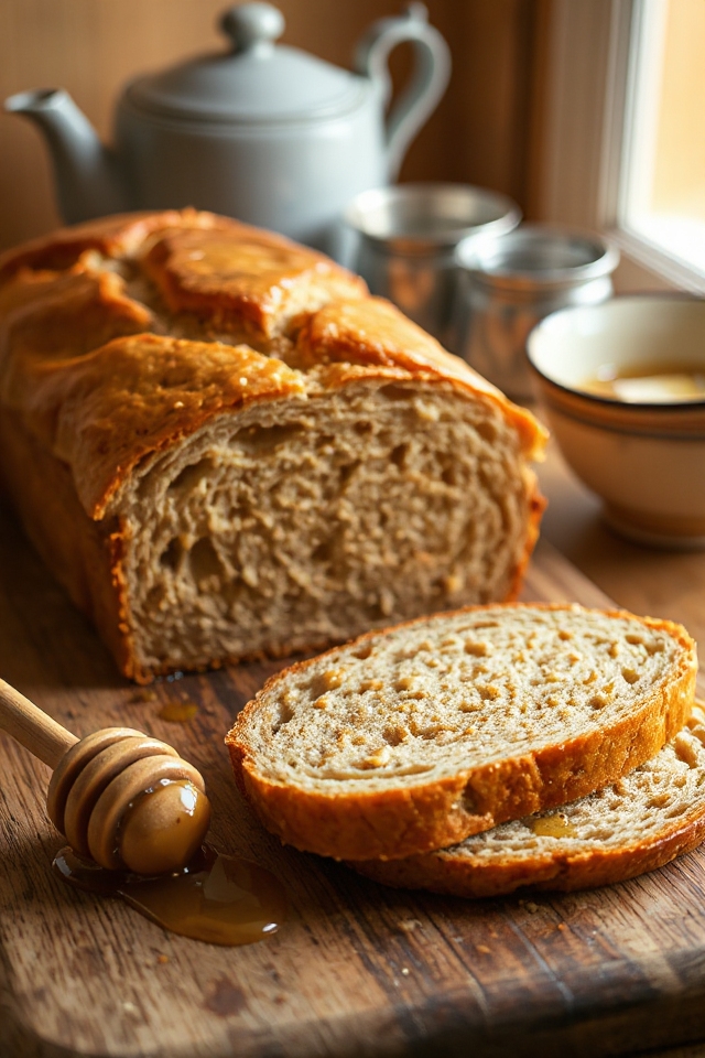 homemade honey wheat bread