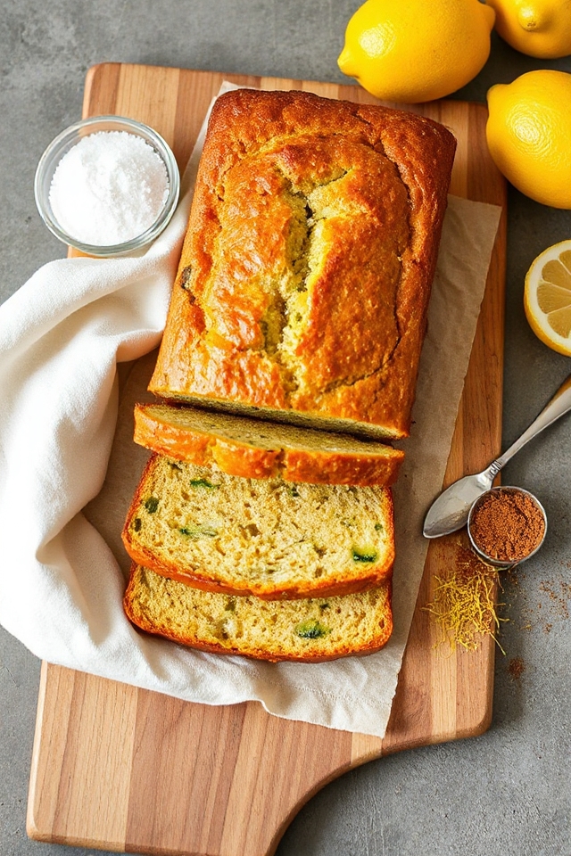 lemon zucchini bread instructions