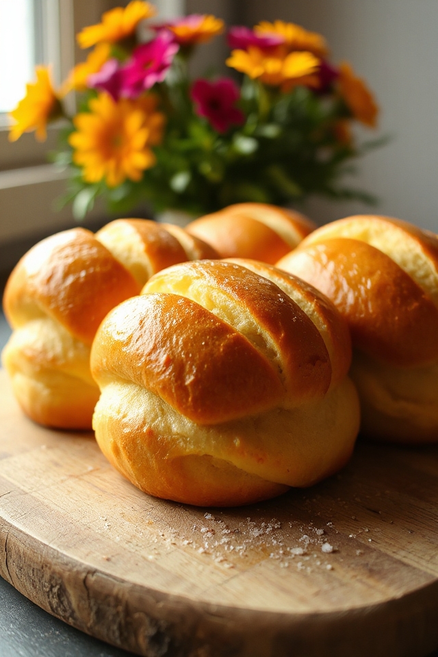 making delightful sweet bread