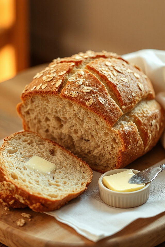 oat bread baking process