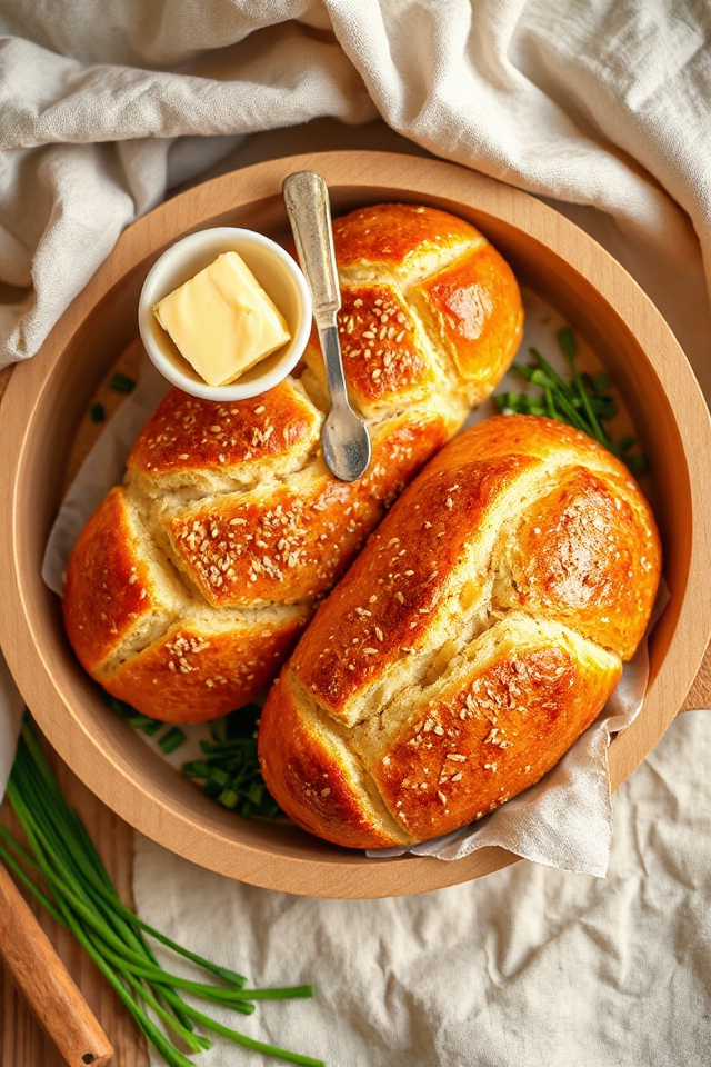onion infused bread preparation technique