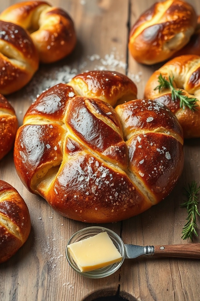 pretzel bread baking process