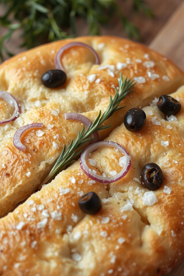quick olive focaccia recipe