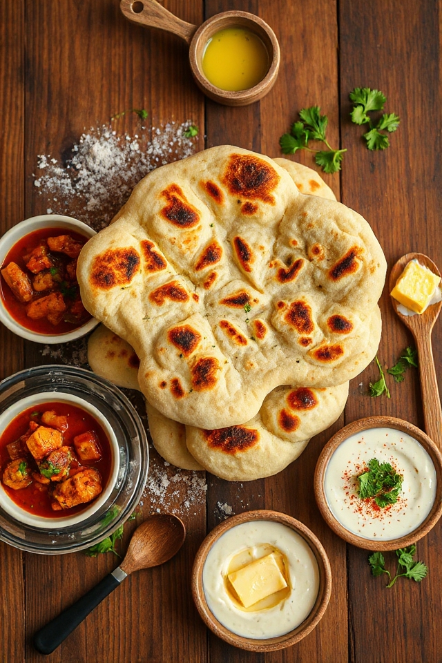 simple homemade naan bread