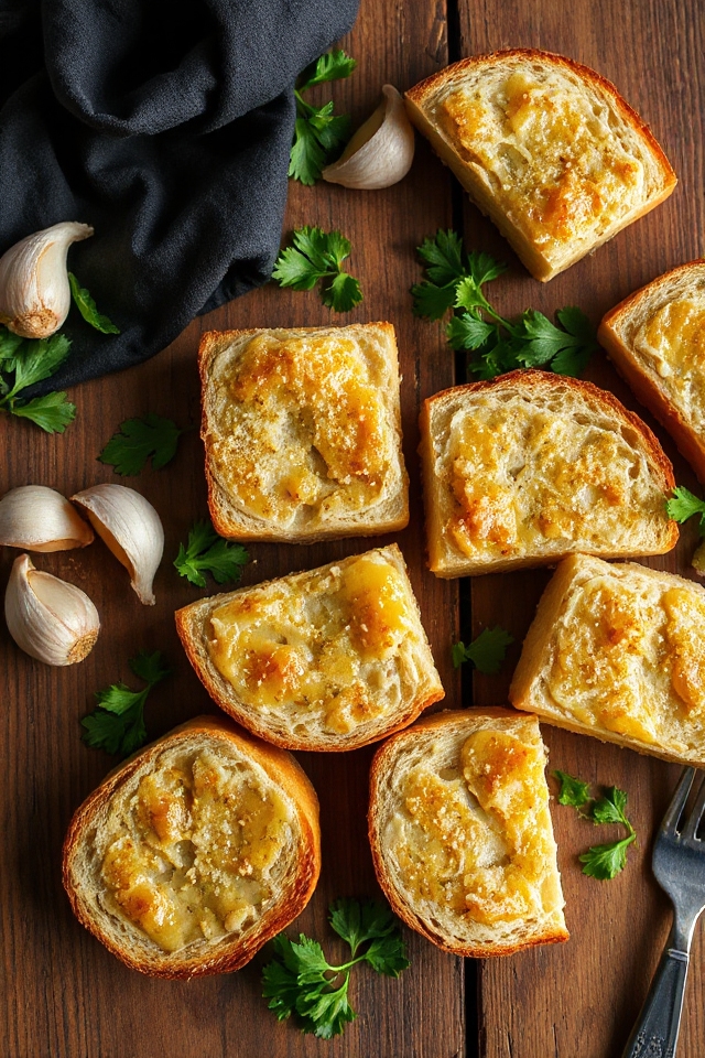 sourdough based garlic bread recipe