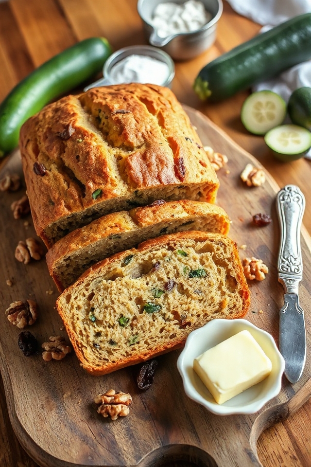 sourdough zucchini bread recipe
